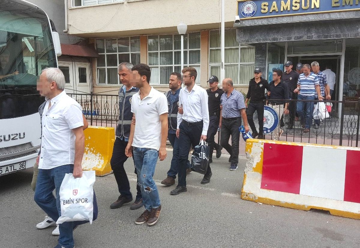 Samsun\'da Bylock\'tan 15 Kişi Adliyeye Sevk Edildi