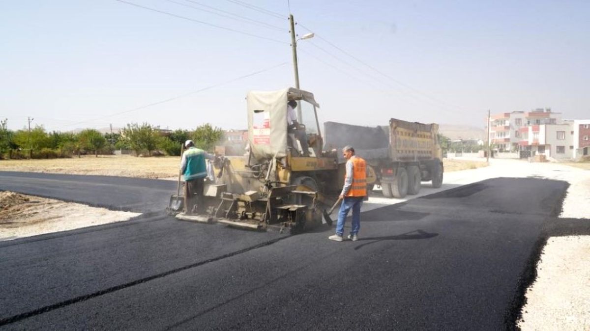 Siteler Mahallesinde Asfalt Çalışması