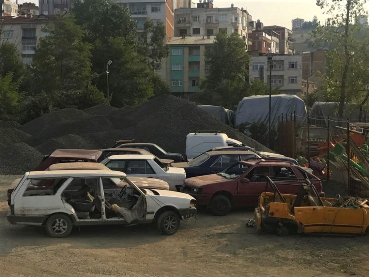 Akçaabat\'ta Hurda Araçlar Toplandı