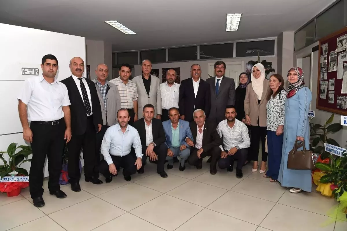 Başkan Asya\'dan İl Başkanı Yaktı\'ya Ziyaret