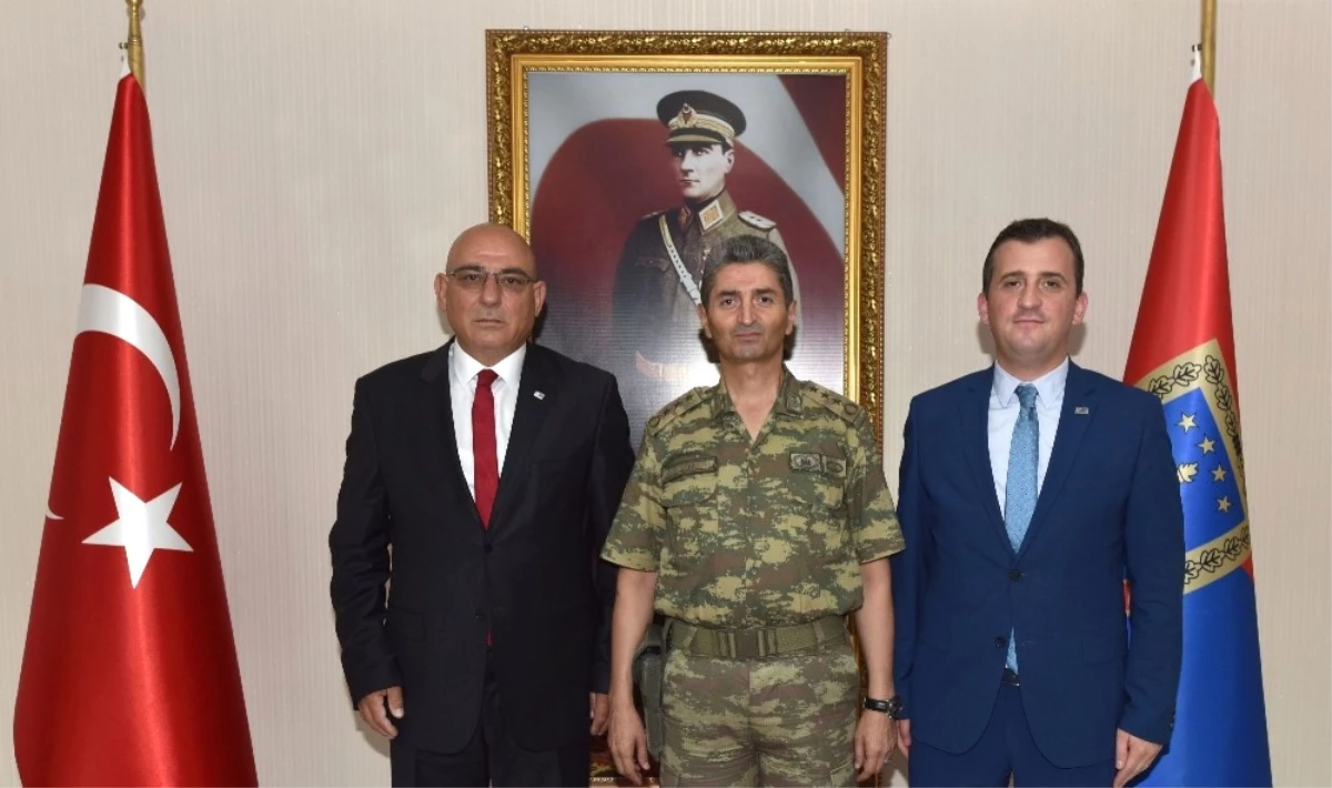 Başkan Kara\'dan İl Jandarma Komutanı Albay Halil Şen\'e Ziyaret