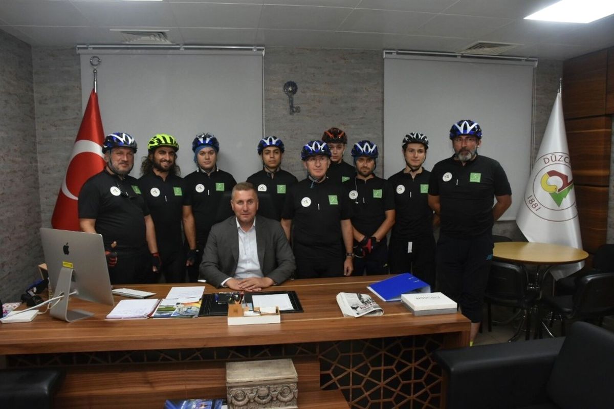 Bisikletçilere Belediyeden Destek
