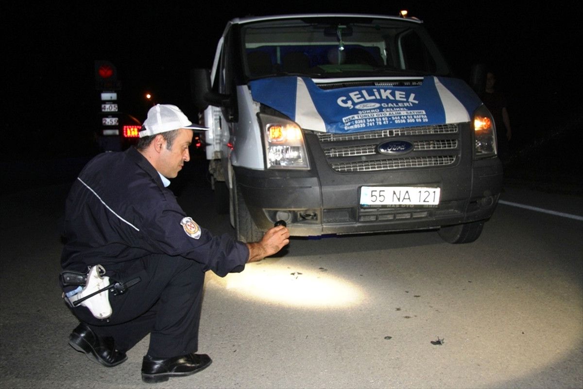 Boyabat\'ta Trafik Kazası : 1 Yaralı