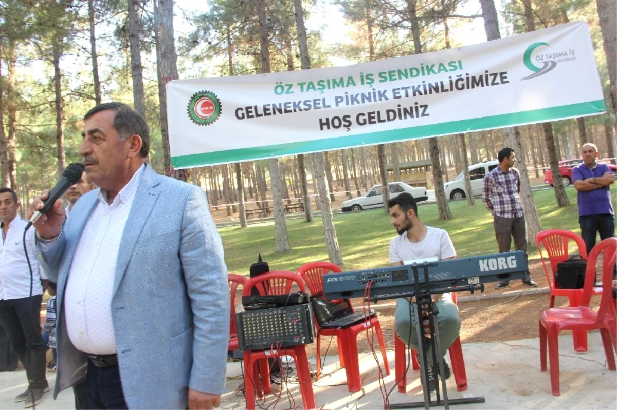 Öz Taşıma İş Gaziantep\'teki Üyeleriyle Piknikte Buluştu