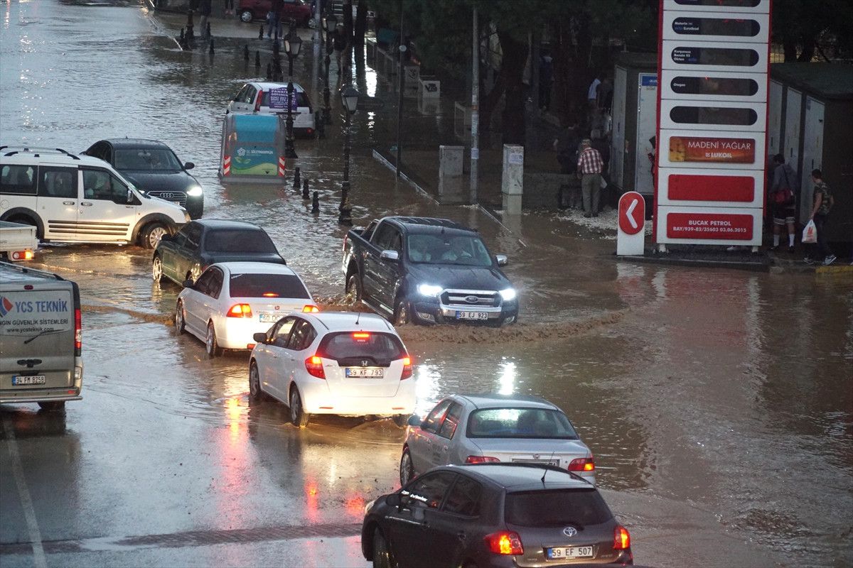 Tekirdağ\'daki Sağanak