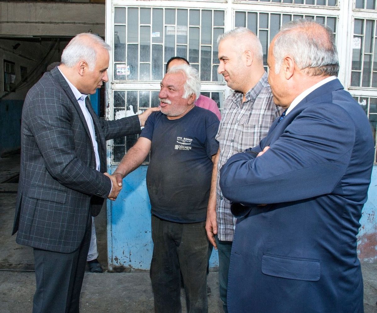 Vali Zorluoğlu\'ndan Esnaf Ziyareti