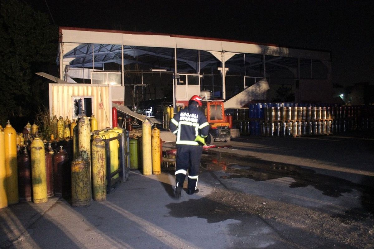Kocaeli\'de Gaz Dolum Tesisinde Patlama: 1 İşçi Yandı