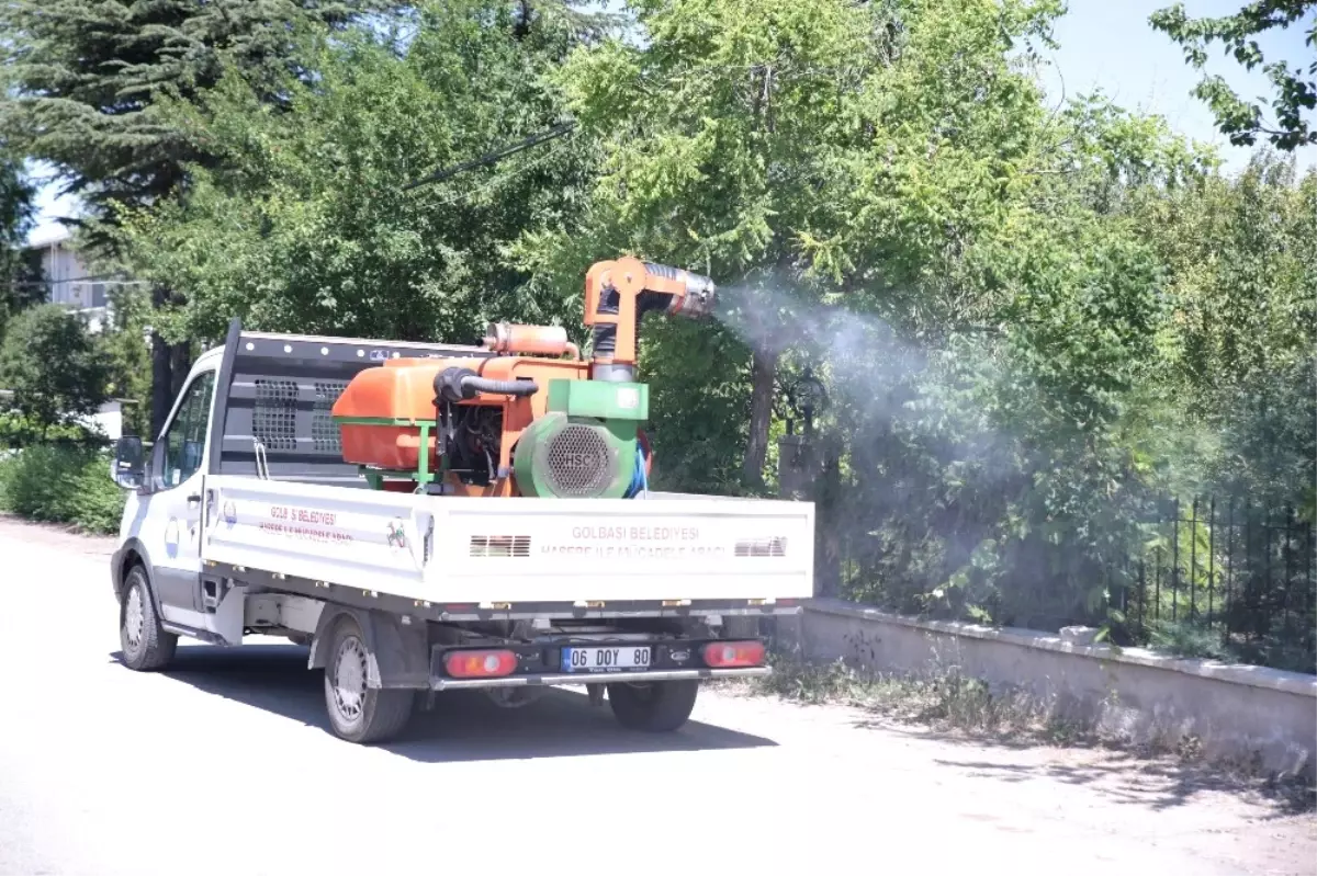 Gölbaşı Belediyesi İlaçlama Çalışmalarına Hız Verdi