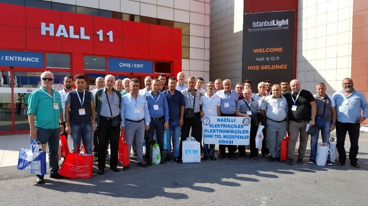 Nazillili Elektrikçilerden İstanbul Light Fuarı Çıkarması