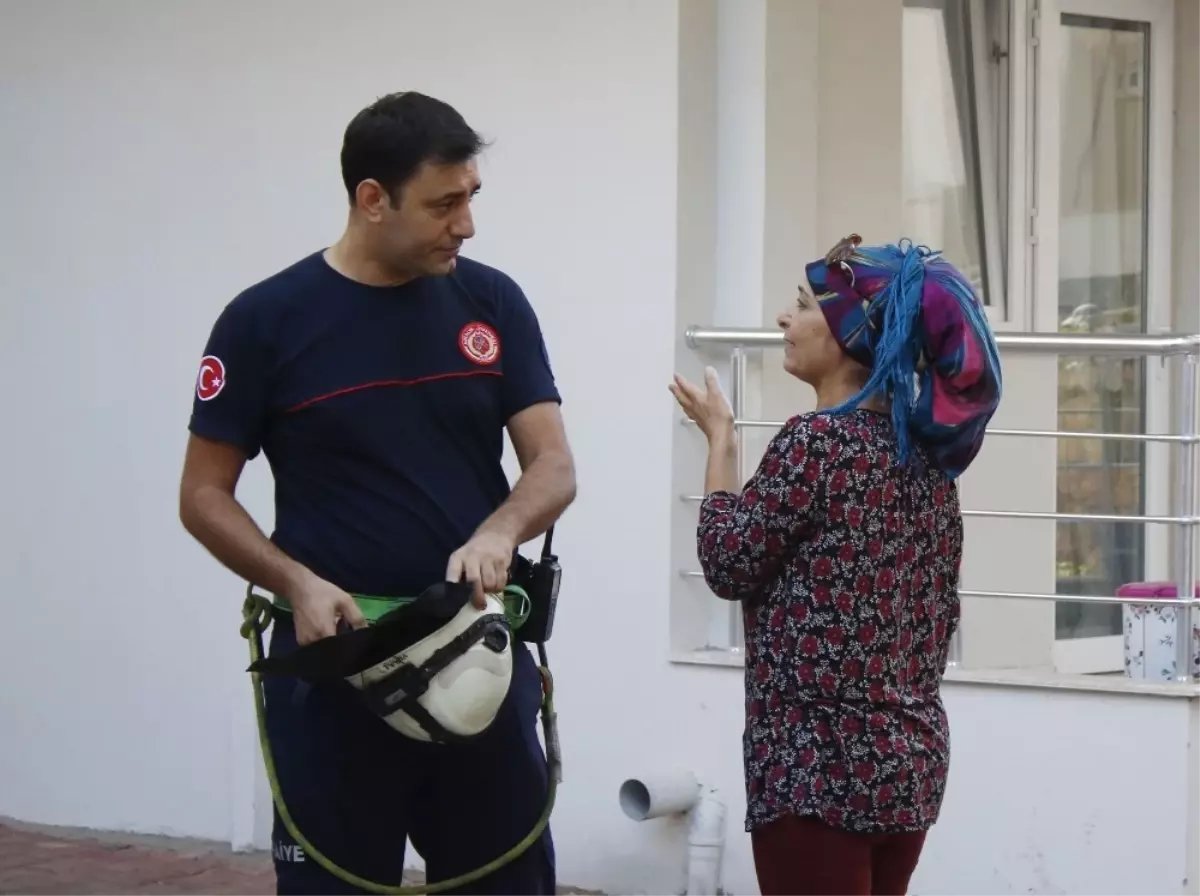 Ocakta Yemek Bırakıp Anahtarı da Yanlışlıkla Çöpe Attı