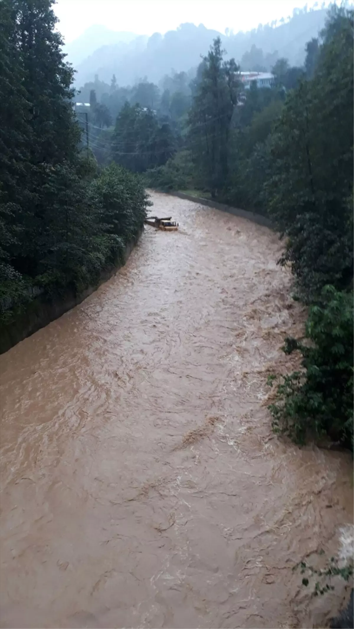 Rize\'de Şiddetli Yağış