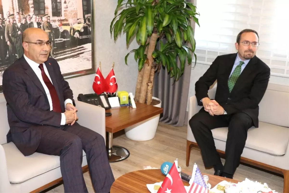 Büyükelçi Bass\'tan Vali Demirtaş\'a Veda Ziyareti