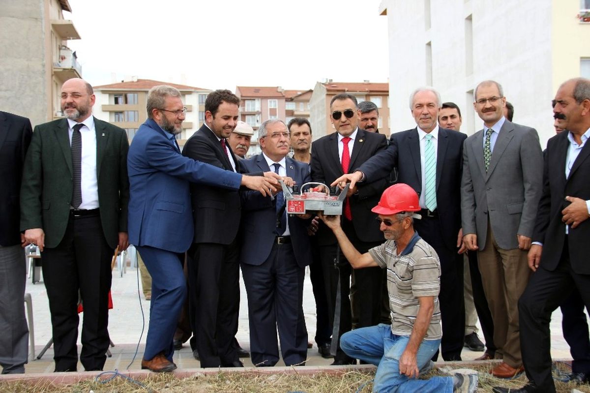 Hazer Dinari Camii\'nin Temeli Törenle Atıldı