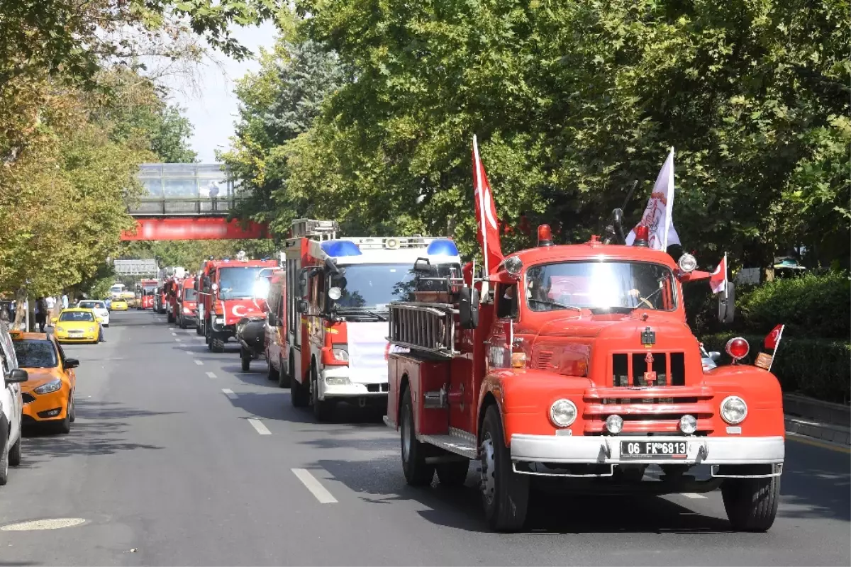 İtfaiye Haftası Kortej Geçişiyle Kutlandı