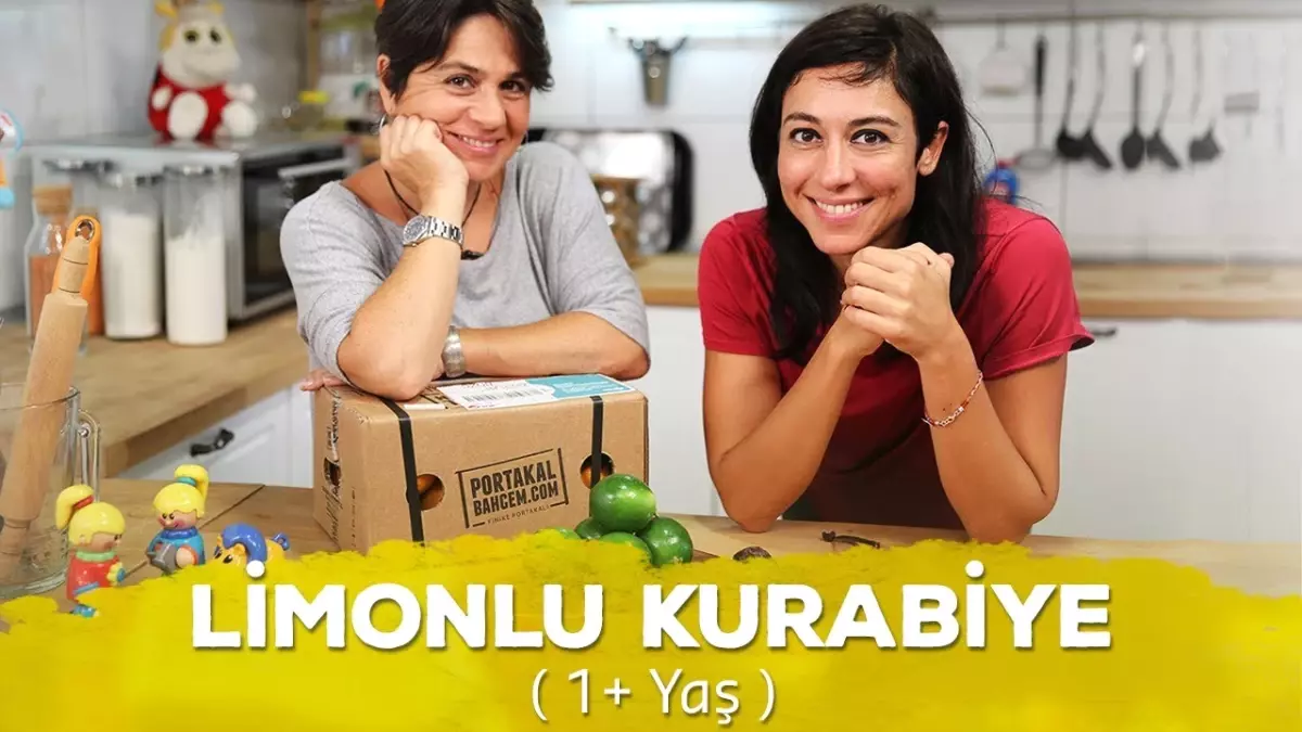 Limonlu Kurabiye (1+ Yaş) - Portakal Bahçem'den Limon Geldi! | İki Anne Bir Mutfak