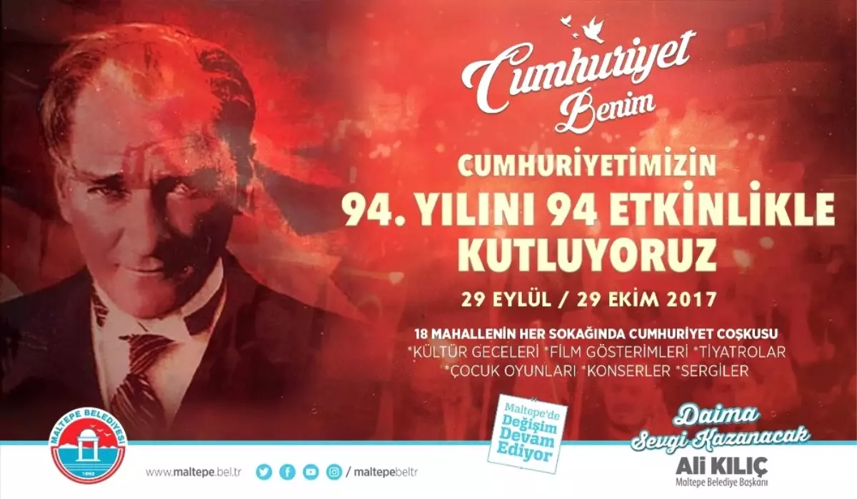 Maltepe\'de Cumhuriyet Festivali