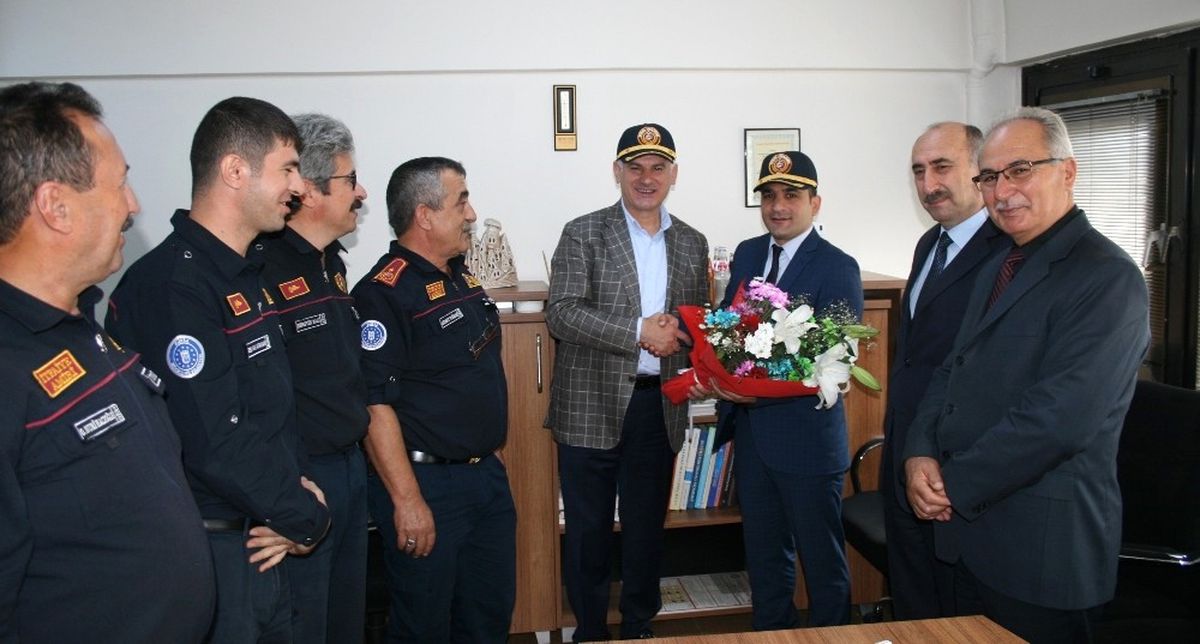 Şahin\'den İtfaiyecilere Ziyaret