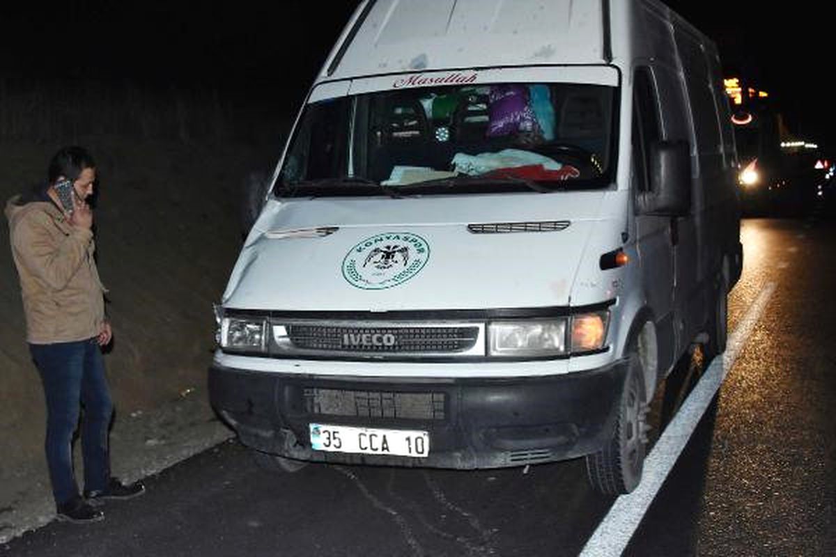 Akaryakıt İstasyonuna Giderken Minibüs Çarpmasıyla Öldü