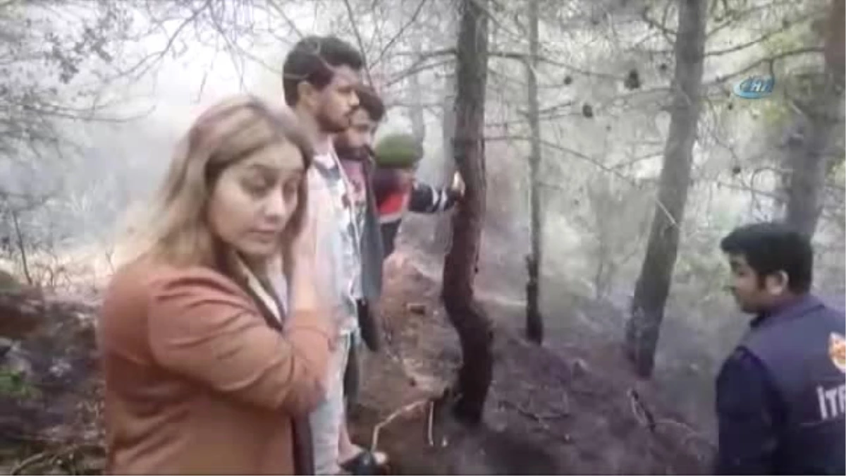 Bartın Amasra\'da Orman Yangını