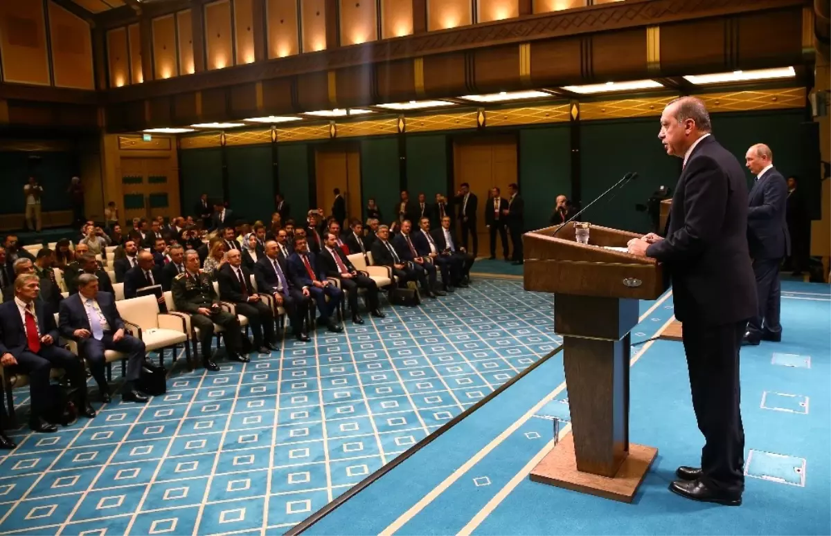 Cumhurbaşkanı Erdoğan: "Irak ve Suriye\'nin Toprak Bütünlüğü Konusunda Hemfikiriz"