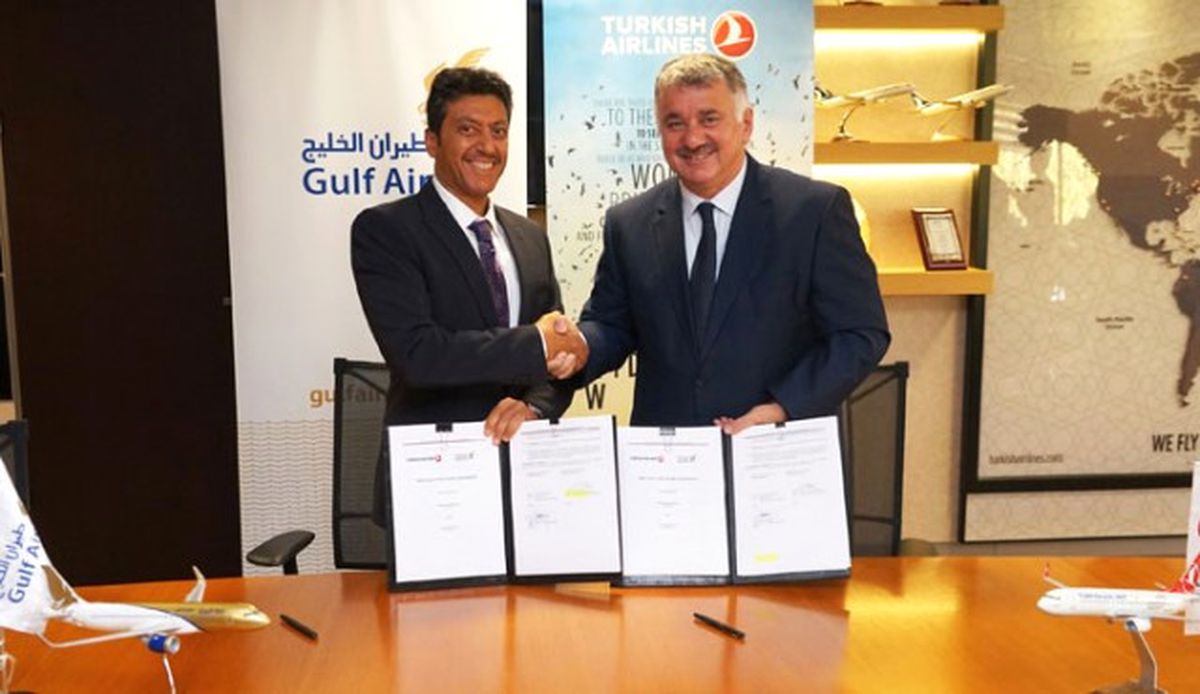 Gulf Air ile THY\'den İş Birliği