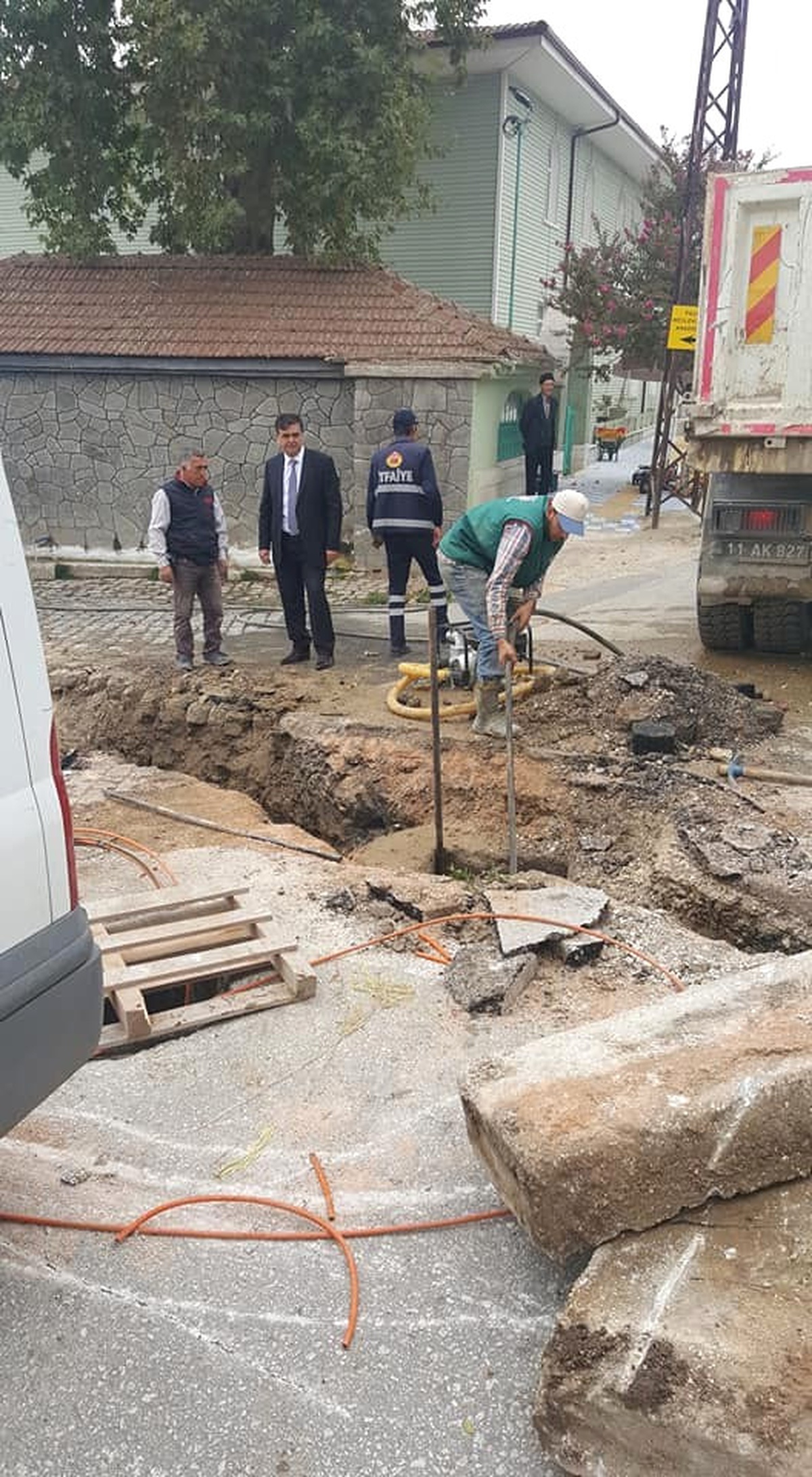 Pazaryeri\'nde Yağmur Suyu Hatları Yenileniyor