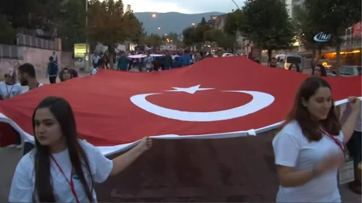 Safranbolu\'da Festival Meşalesi Yandı