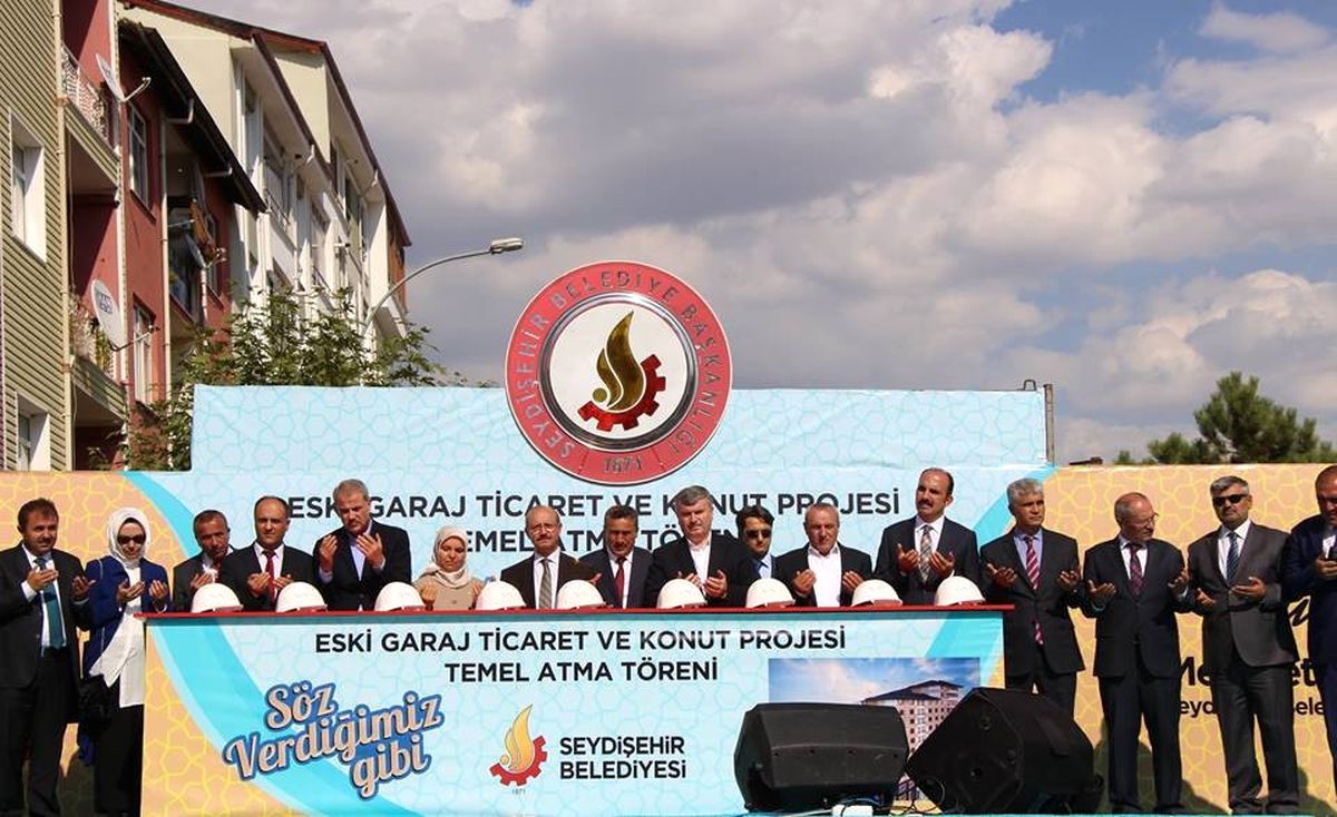 Seydişehir\'de Eski Garaj Ticaret ve Konut Projesinin Temeli Atıldı