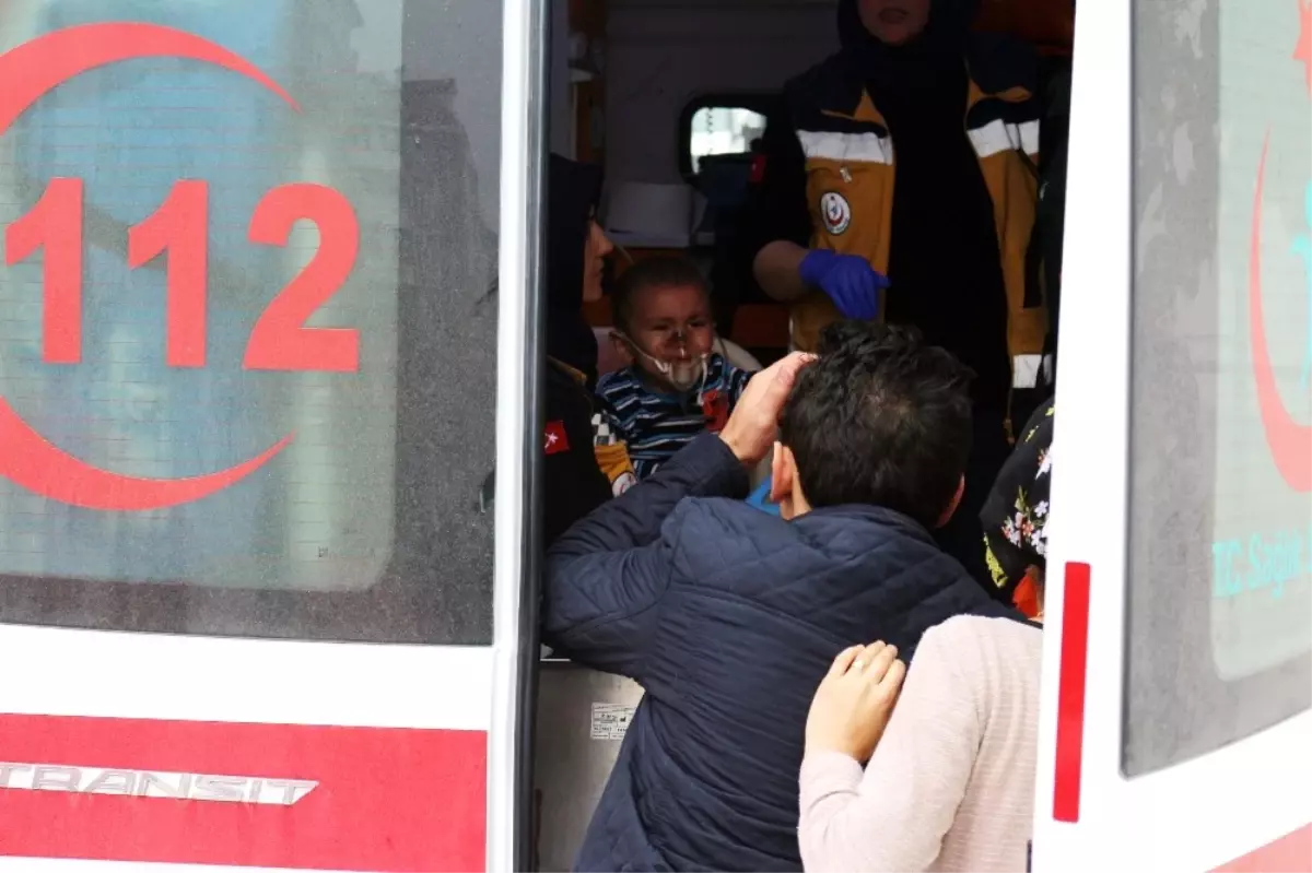 Yangından Etkilenen Çocuklar Gözyaşlarına Boğuldu