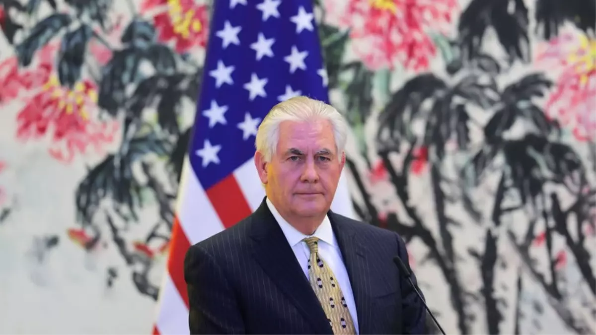 ABD Dışişleri Bakanı Tillerson: Kuzey Kore ile Doğrudan İletişim Halindeyiz