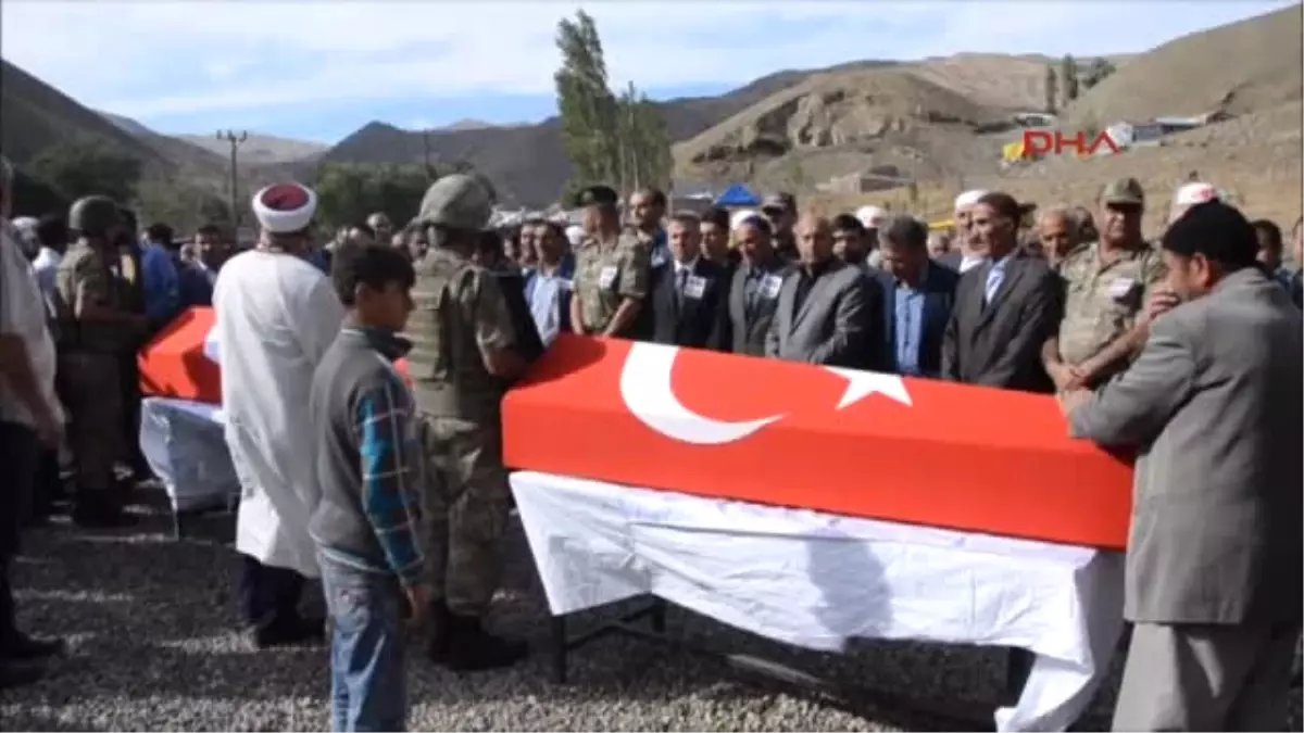 Ağrı Doğubayazıt Şehitleri Törenle Uğurlandı