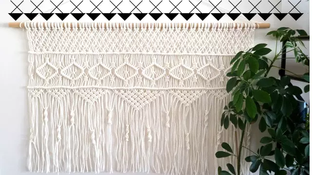 Dıy Makrome Duvar Dekoru Macrame Wall Hanging - Son Dakika