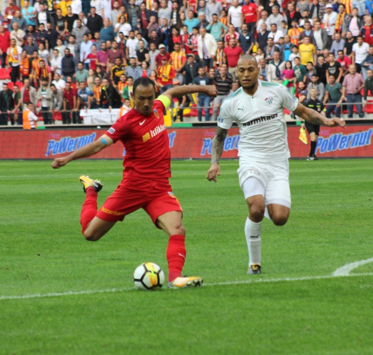Süper Lig: Kayserispor: 1 - Bursaspor: 1 (İlk Yarı)