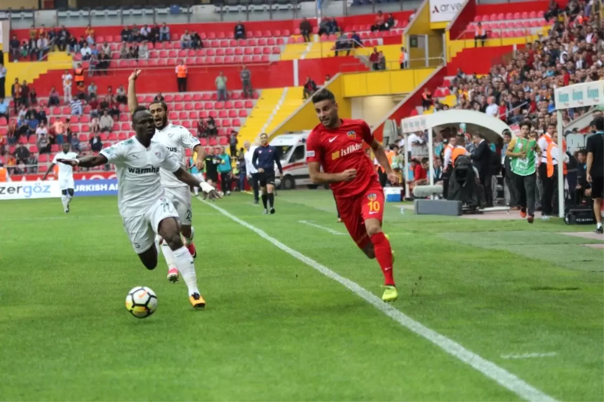 Süper Lig: Kayserispor: 3 -Bursaspor: 1 (Maç Sonucu)