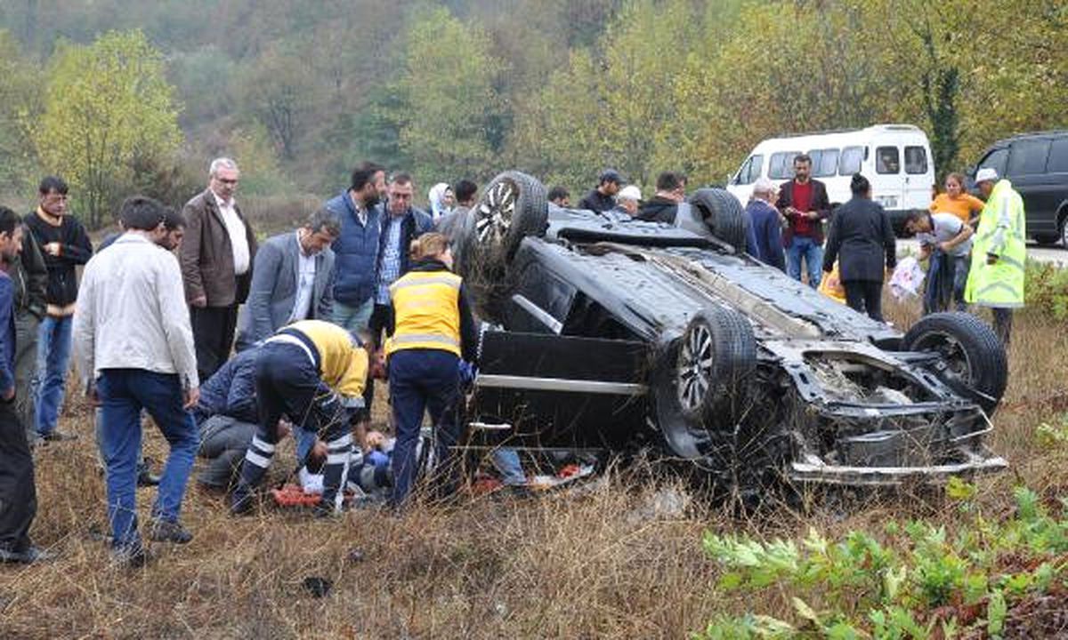Yağışla Gelen Kaza: 4 Yaralı