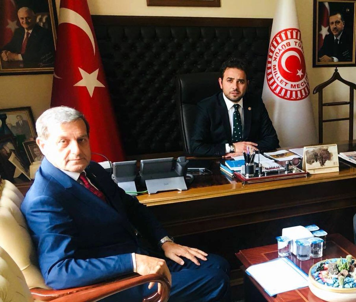 Başkan Özkan: Yatırım Planlarımızı ve Projelerimizi Milletvekilimiz İshak Gazel\'e Sunduk