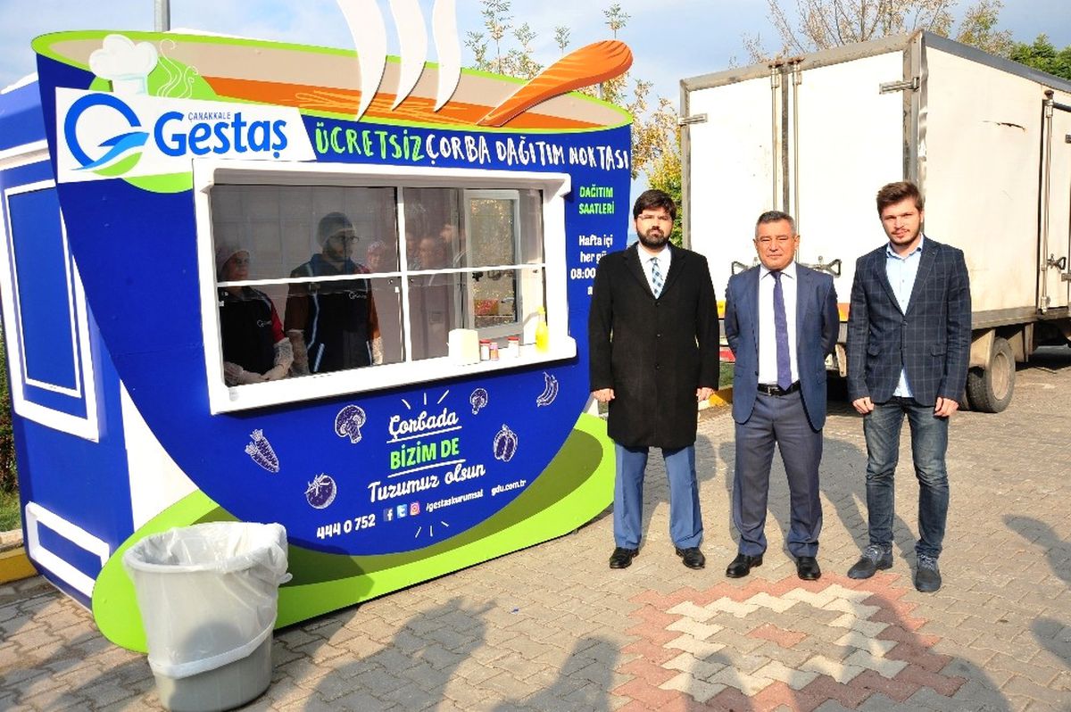 Gestaş\'tan Öğrencilere Her Sabah Sıcak Çorba