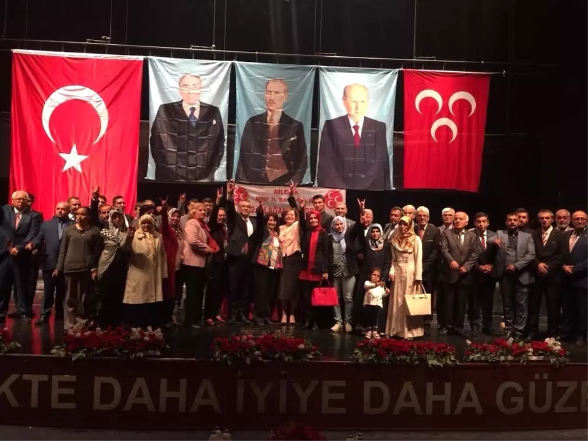 MHP Bilecik İl Başkanlığına Mehmet Karuk Yeniden Seçildi