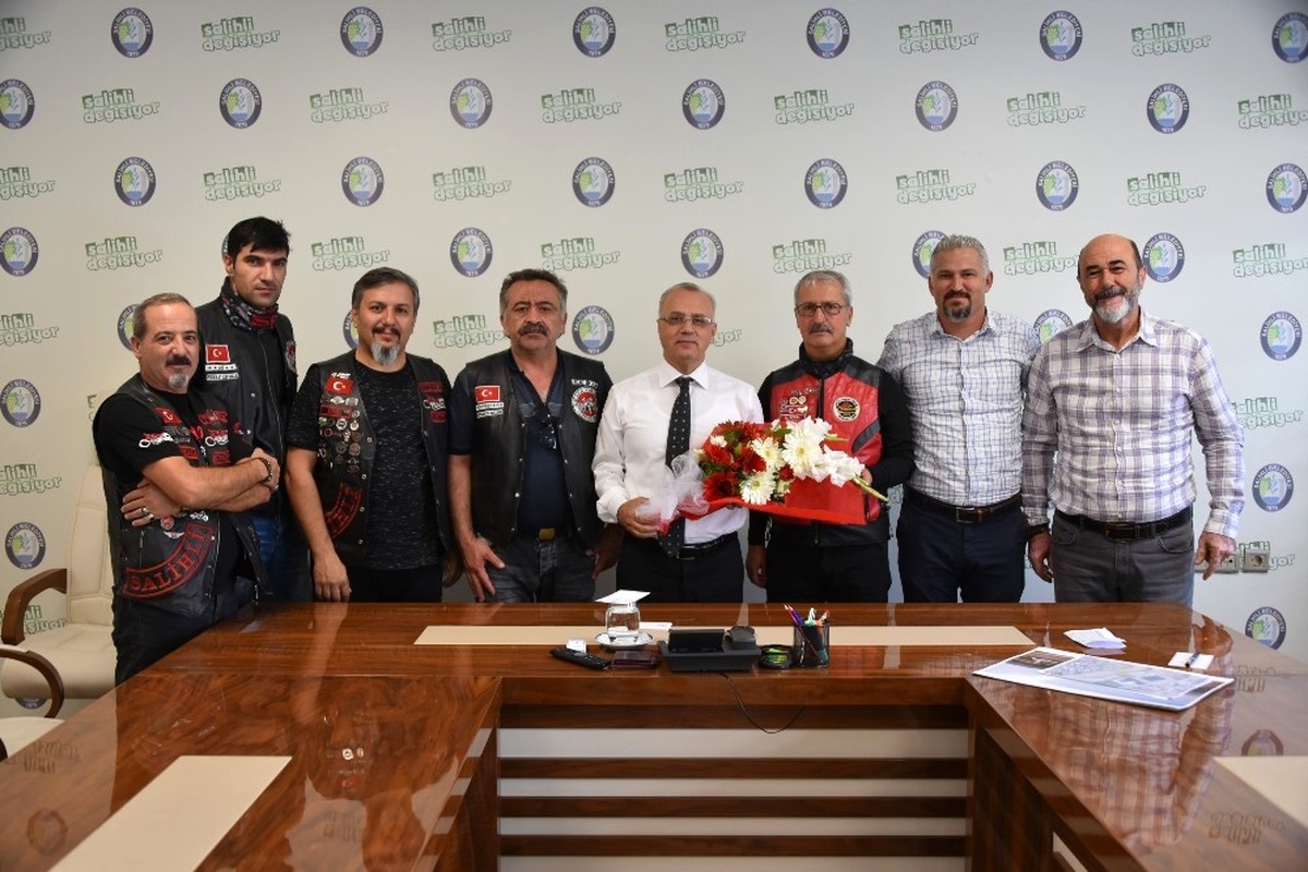 Başkan Kayda, Motosiklet Tutkunlarını Ağırladı