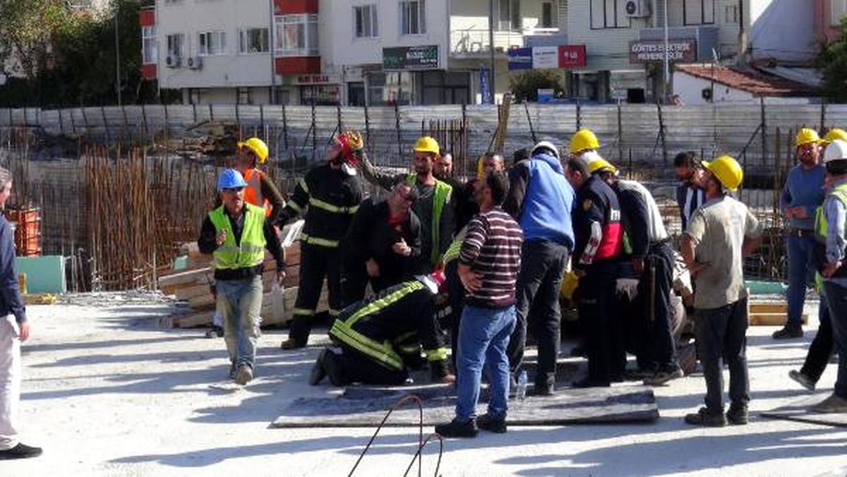 Çanakkale Belediyesi Yeni Hizmet Binası İnşaatında İş Kazası: 1 İşçi Yaralandı
