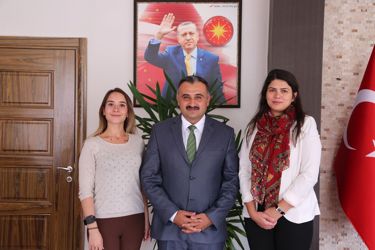 Denizbank Şube Müdürlüğünden Başkan Cabbar\'a Ziyaret