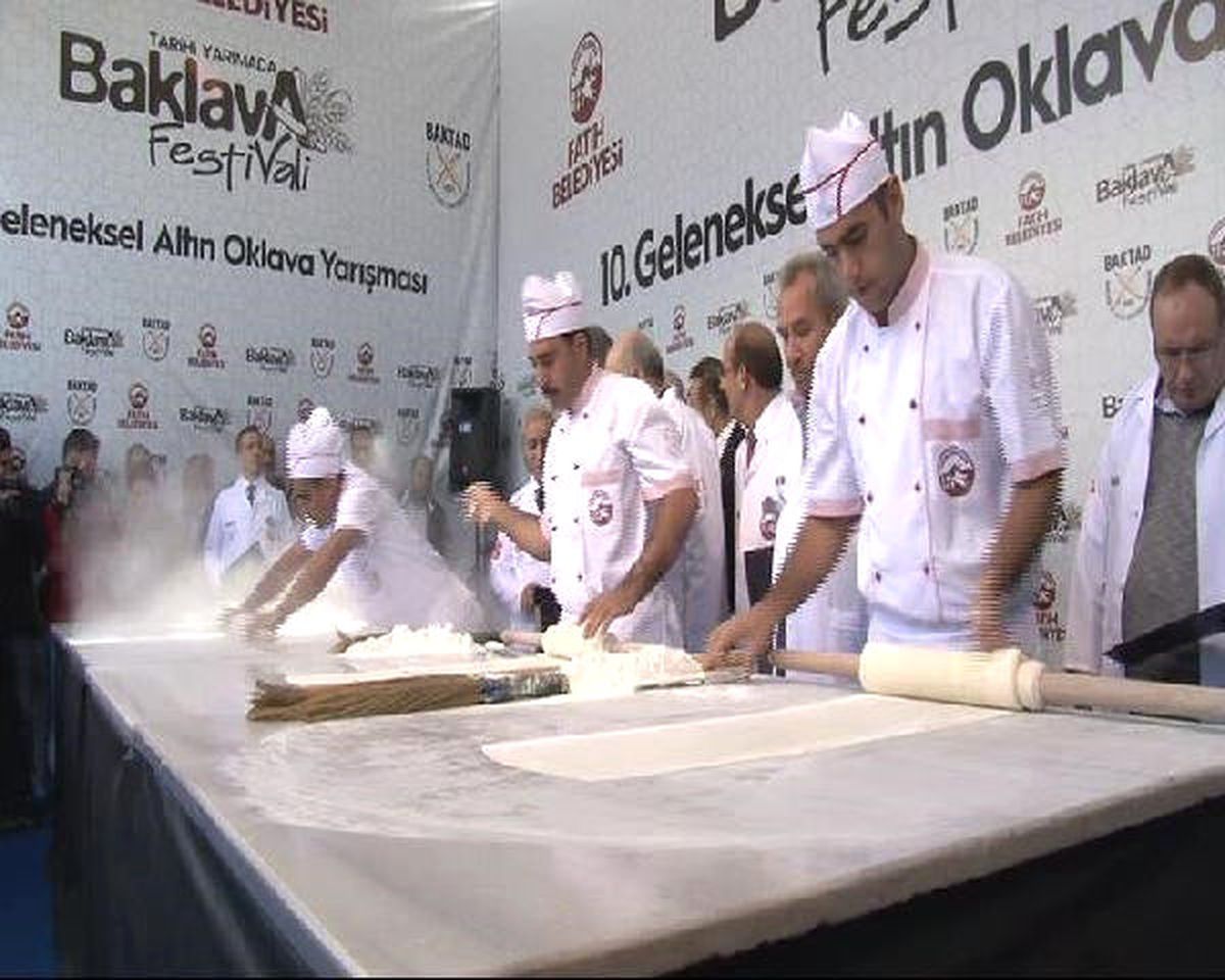 Eminönü\'nde Baklava Festivali