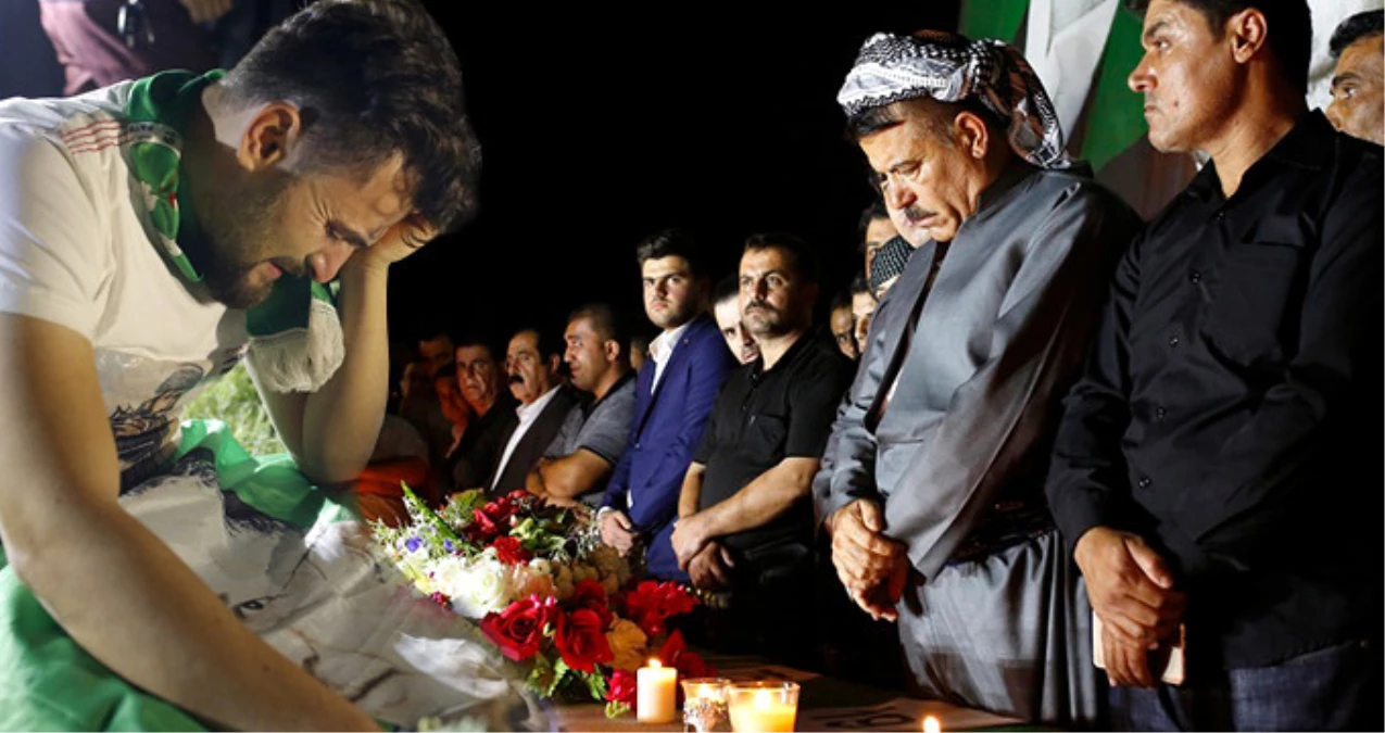 Erbil\'de Celal Talabani İçin Mumlar Yakıldı, Anma Töreni Yapıldı
