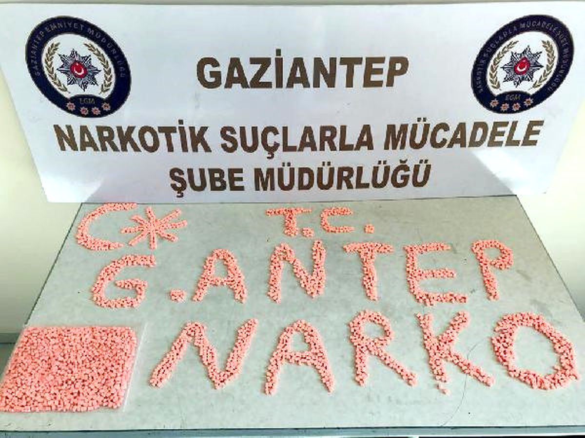 Gaziantep\'te 3 Bin Uyuşturucu Hap Ele Geçti