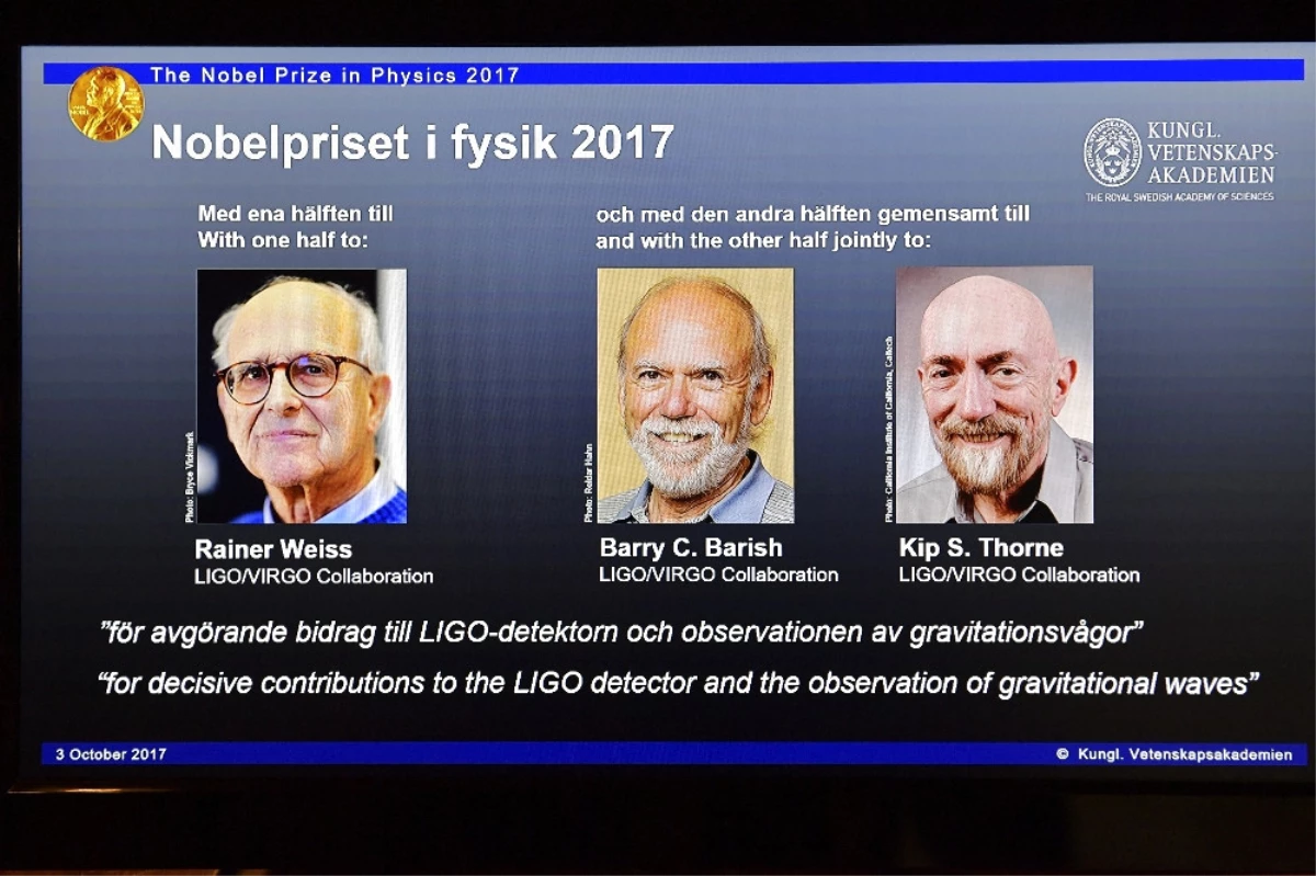 İşte Nobel Fizik Ödülü\'nü Kazananlar