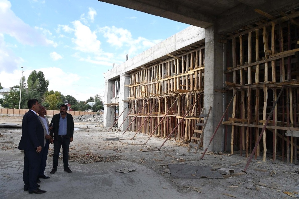 Muş\'ta Şehirlerarası Terminal İnşaatı Tüm Hızıyla Devam Ediyor