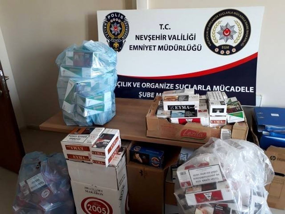 Nevşehir\'de Çok Sayıda Gümrük Kaçağı Eşya Ele Geçirildi