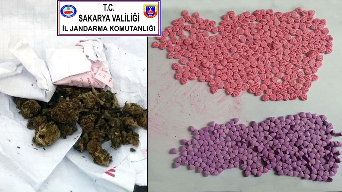 Sakarya\'da 650 Adet Uyuşturucu Hap Ele Geçirildi