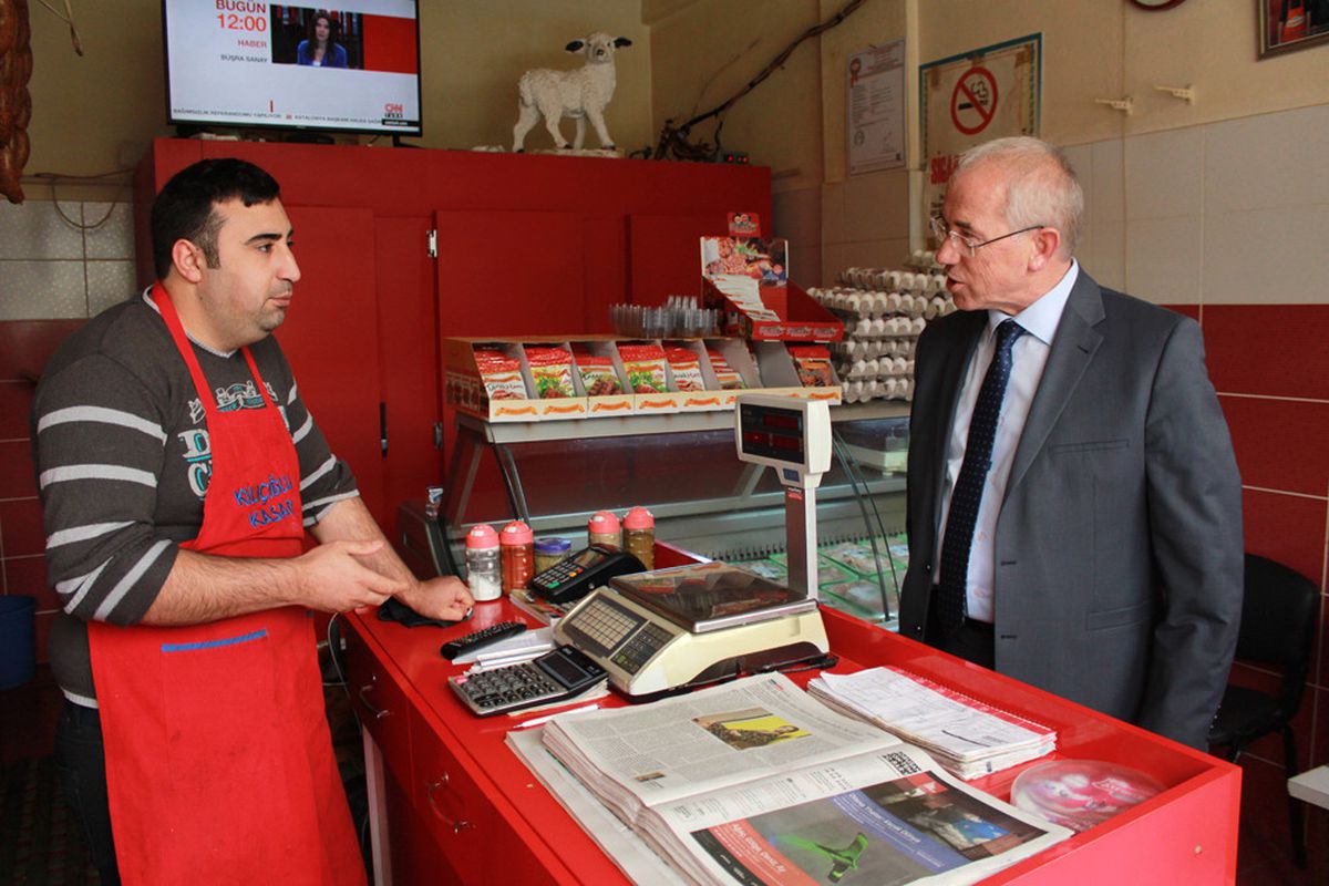 Seyitgazi ve Kırka Esnafından Erdoğan Tekgöz\'e Büyük Destek
