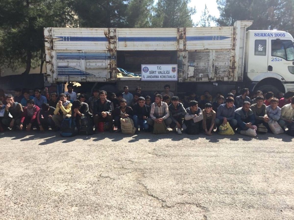 Siirt\'te 88 Kaçak Mülteci Yakalandı
